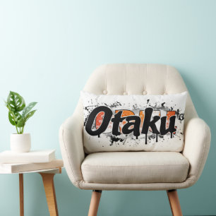 Cojín Lumbar Eslogan Otaku Estilo Urbano