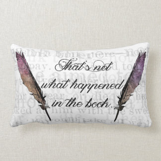 Cojín Lumbar Eso no es qué sucedió en el libro