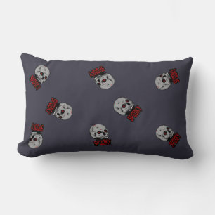 Cojín Lumbar "Espeluznante diseño de horror de cráneo - Fantasm
