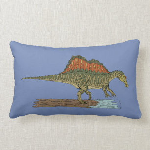 Cojín Lumbar Espinosaurio de dinosaurio cretáceo
