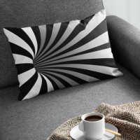 Espiral curva de ilusión óptica hipnótica