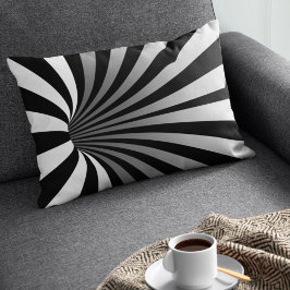 Cojín Lumbar Espiral curva de ilusión óptica hipnótica