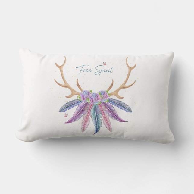 Cojín Lumbar Espíritu libre (Anverso)