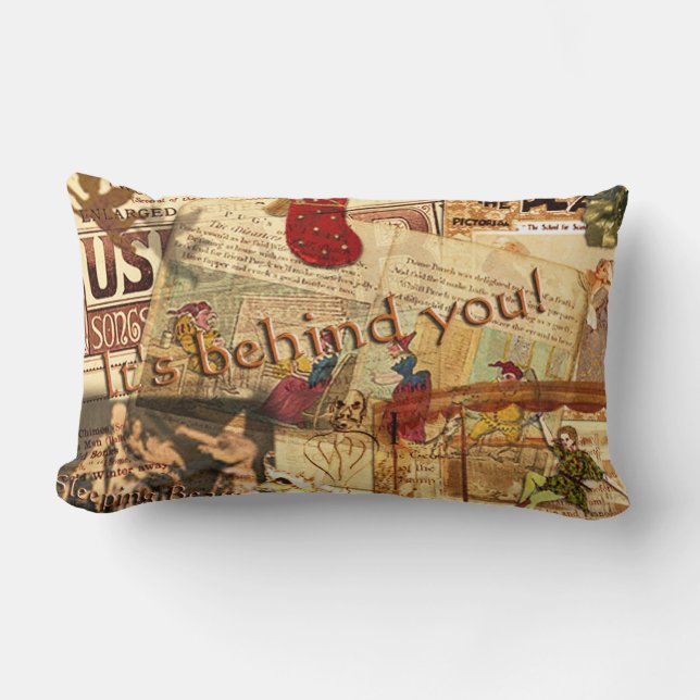 Cojín Lumbar ¡Está detrás de usted! (Anverso)