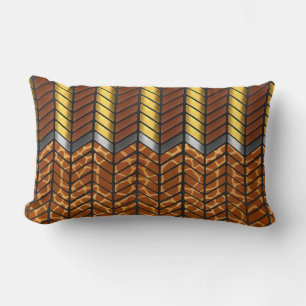 Cojín Lumbar Estampado Animal de Jirafa Chevron Zigzag Moderno