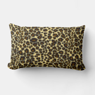 Cojín Lumbar Estampado de leopardo salvaje