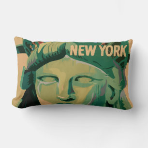 Cojín Lumbar Estatua de la Libertad - Ciudad de Nueva York