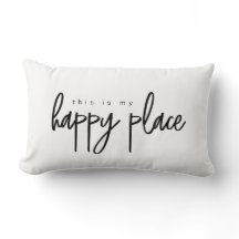 Este es mi lugar feliz, la tipografía moderna simp