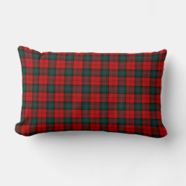 Cojín Lumbar Estewart del Clan Rojo y Verde de Atholl Tartán