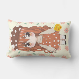 Cojín Lumbar estilo de anime de dalls dulce