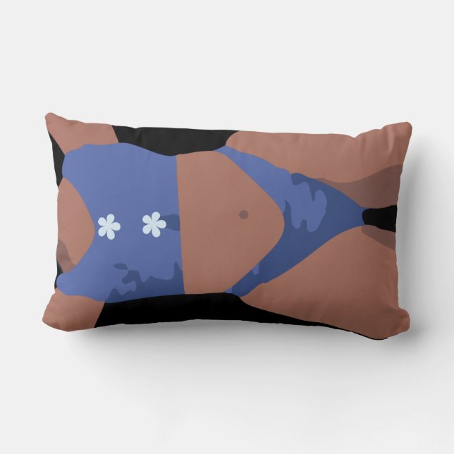 Cojín Lumbar estilo de forma de cuerpo (Reverso )