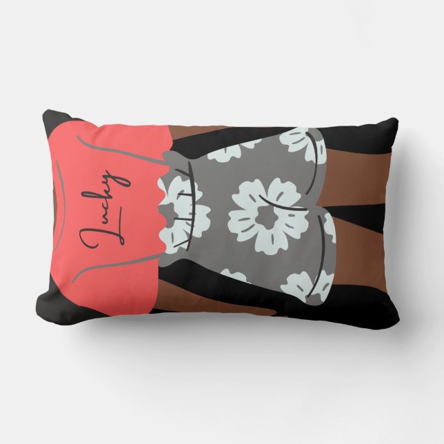 Cojín Lumbar estilo de forma de cuerpo (Anverso)