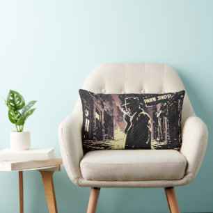 Cojín Lumbar Estilo Retro de Casa de Empeño Urbano y Áspero de