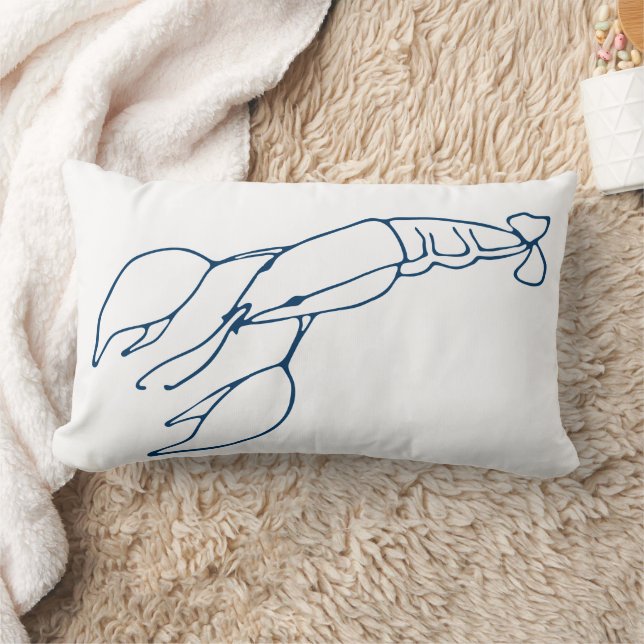 Cojín Lumbar Estiloso Bóster Azul Verde azulado - Tema náutico/ (Manta)