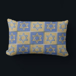 Cojín Lumbar Estrella Judaica De David Metalizado Gold Blue Pil<br><div class="desc">Está viendo la colección de diseño de Lee Hiller. Coleccionista,  ropa,  regalos y objetos de colección Lee Hiller Photography o colección de arte digital. Puedes ver su fotografía de la naturaleza en http://HikeOurPlanet.com/ y seguir su blog de senderismo dentro del Parque Nacional de Hot Springs.</div>