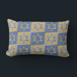 Cojín Lumbar Estrella Judaica De David Metalizado Gold Blue Pil<br><div class="desc">Está viendo la colección de diseño de Lee Hiller. Coleccionista,  ropa,  regalos y objetos de colección Lee Hiller Photography o colección de arte digital. Puedes ver su fotografía de la naturaleza en http://HikeOurPlanet.com/ y seguir su blog de senderismo dentro del Parque Nacional de Hot Springs.</div>
