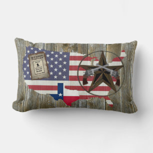 Cojín Lumbar Estrella solitaria de Texas Duele Pistolas El Rótu