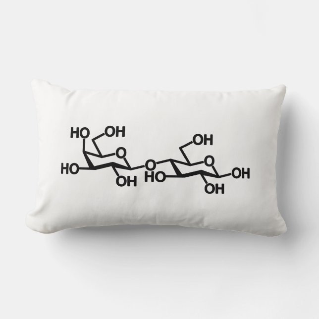 Cojín Lumbar Estructura de la leche de lactosa (Anverso)