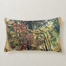 Cojín Lumbar Estudio de los árboles de pino Vincent van Gogh