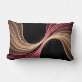 Cojín Lumbar Eternal Flow of Love — Abstract Romantic Art