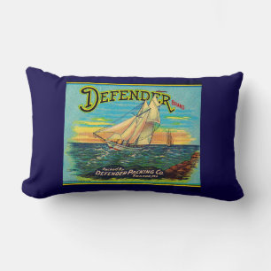 Cojín Lumbar Etiqueta de barco de vela de la marca Defender de