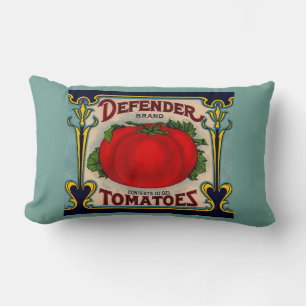 Cojín Lumbar Etiqueta de tomates de la marca Defender de los añ