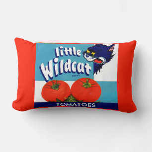 Cojín Lumbar Etiqueta del cajón de tomates Wildcat