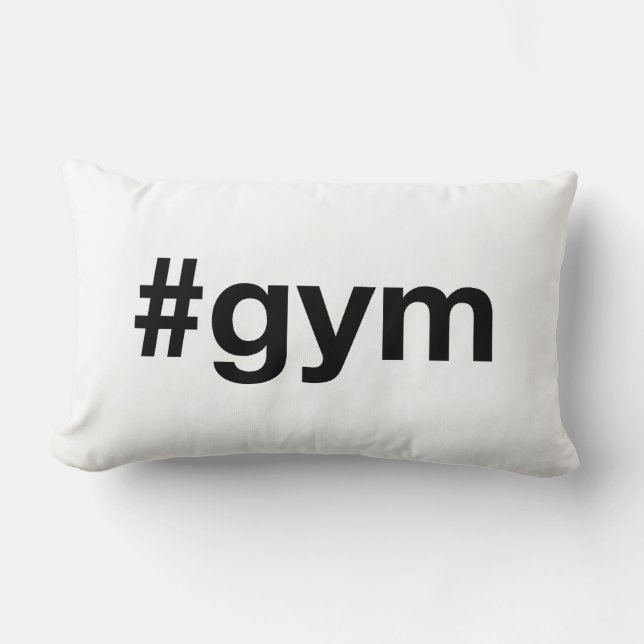Cojín Lumbar Etiqueta GYM (Anverso)