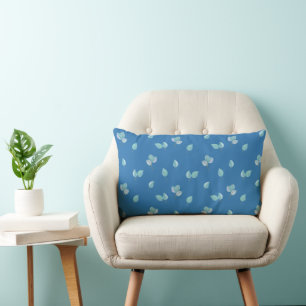 Cojín Lumbar Eucalyptus De Moda Se Sale Del Azul Francés