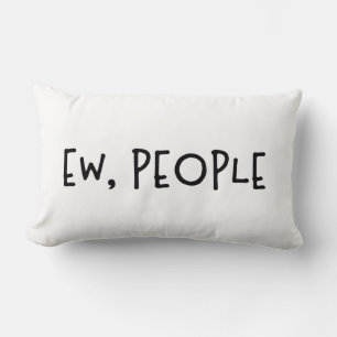Cojín Lumbar Ew, People Funny Humor Introvert