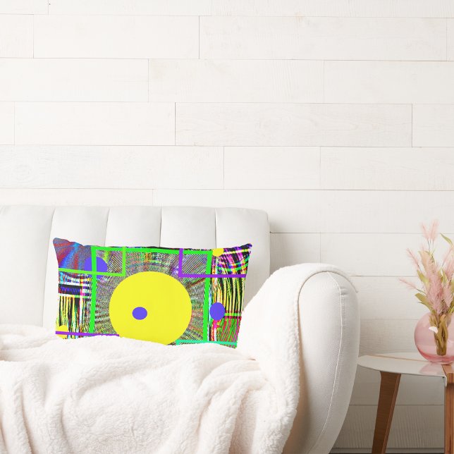 Cojín Lumbar Extracto moderno:  País Digital, arte popular (Subido por el creador)