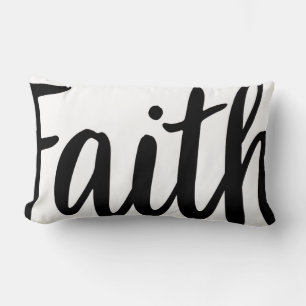 Cojín Lumbar Faith Gospel Graphics Faith Art Cristia estético