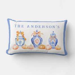 Cojín Lumbar Fall Pumpkin Chinoiserie Ginger Jar