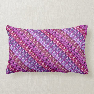 Cojín Lumbar Falso Arte/Fotográfico Tira azul/almohada lumbar 