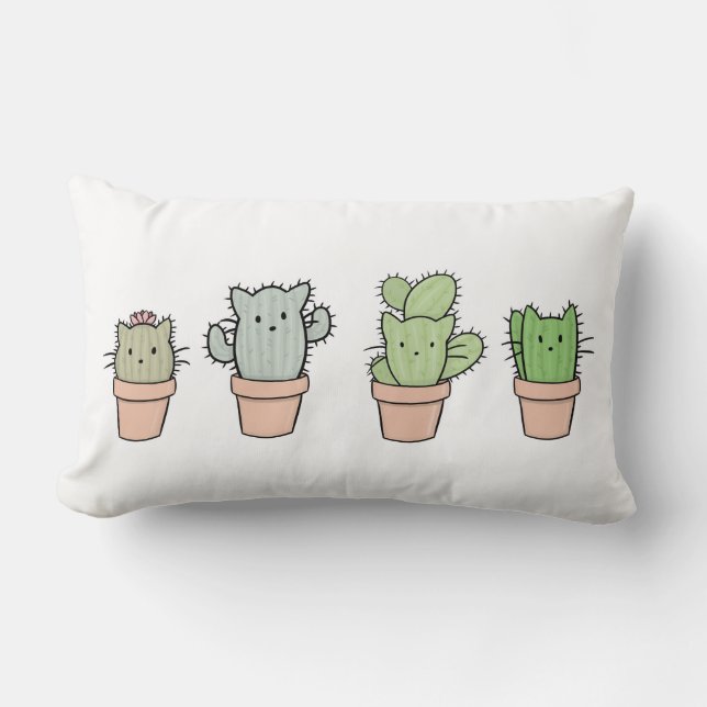 Cojín Lumbar Familia Cusion de Catcus (Anverso)