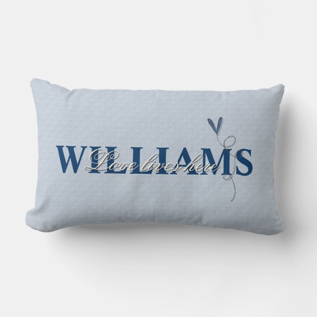 Cojín Lumbar Familia y amor (Anverso)