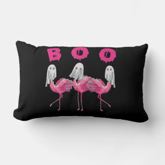 Cojín Lumbar Famoso fantasma Flamingo Boo Halloween Regalos de 
