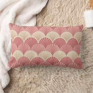 Cojín Lumbar Fans Pink Mid-Century