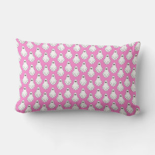 Cojín Lumbar Fantasma Rosa Lindo Patrón Espeluznante