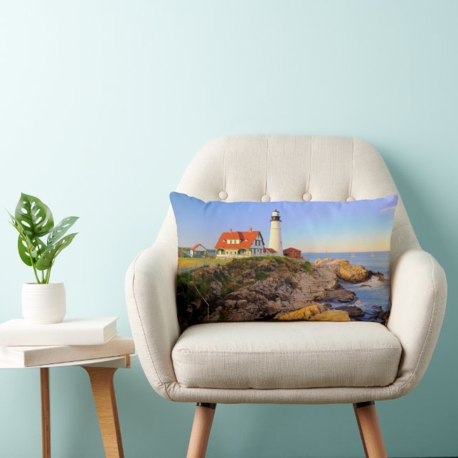Cojín Lumbar Faros | Rockport Lighthouse Maine (Silla)
