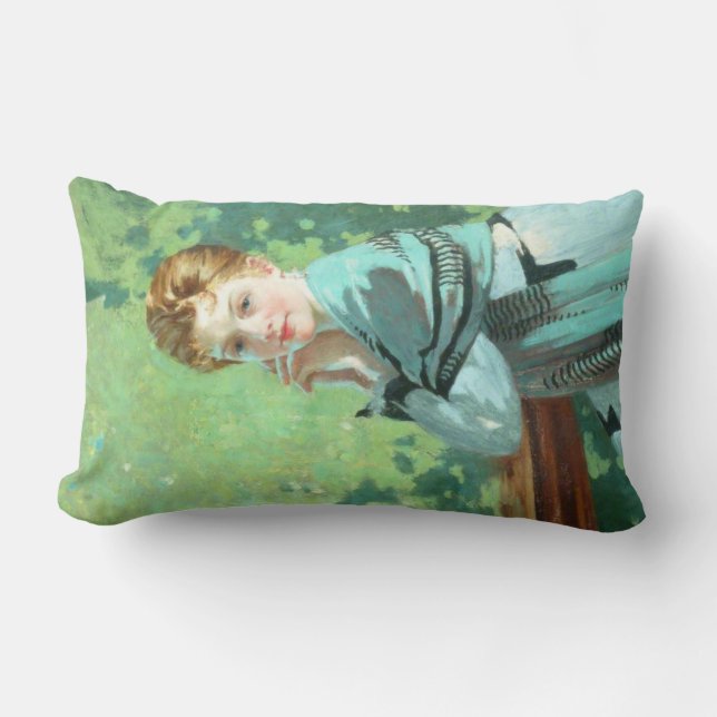 Cojín Lumbar Felicity (por George Henry) (Anverso)