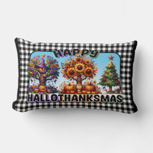 Cojín Lumbar Feliz HalloGraciasMas Lumbar Pillow