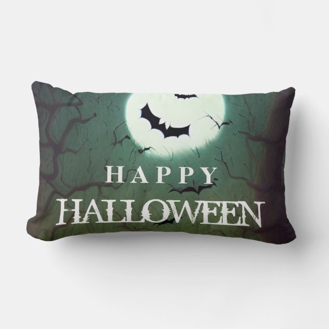 COJÍN LUMBAR FELIZ HALLOWEEN (Anverso)