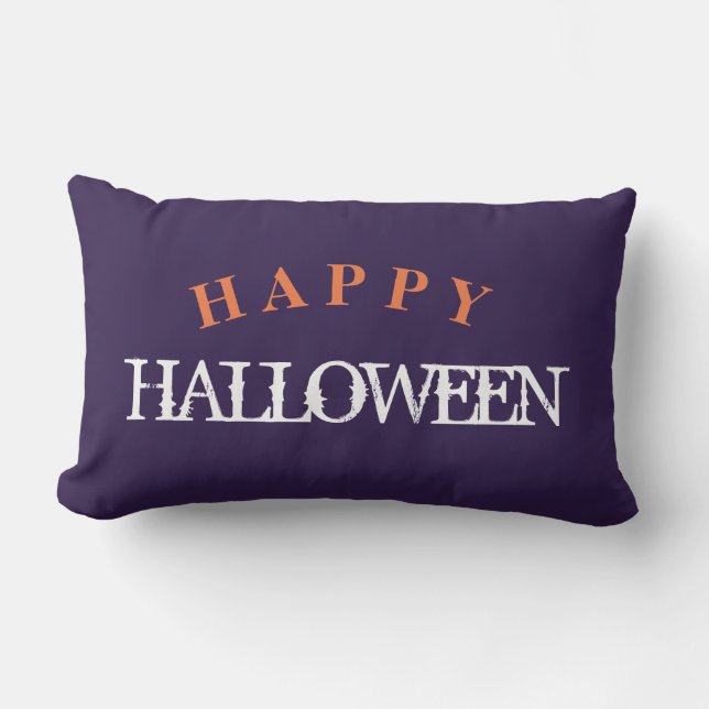 COJÍN LUMBAR FELIZ HALLOWEEN (Anverso)