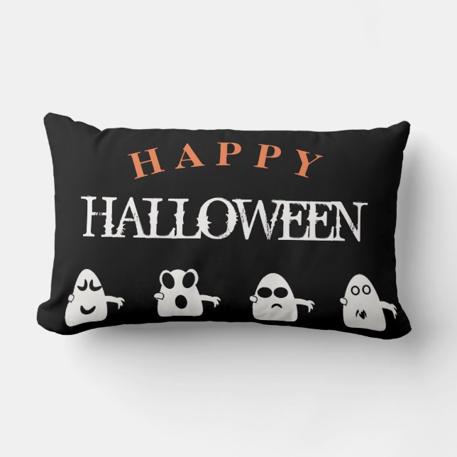 COJÍN LUMBAR FELIZ HALLOWEEN (Anverso)