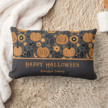 Feliz Halloween Calabaza Familiar Nombre