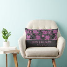 Feliz Halloween Familia de la Calabaza Morada