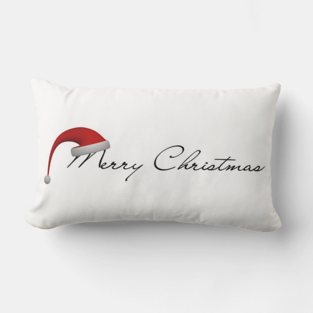 Cojín Lumbar Feliz Navidad (Anverso)