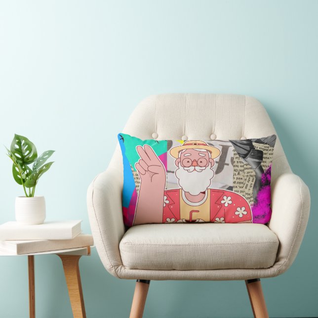 Cojín Lumbar Feliz Navidad 2024 (Silla)