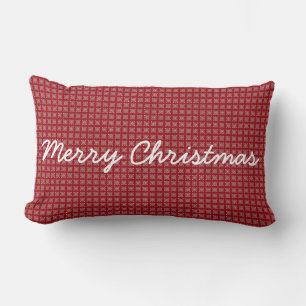 Cojín Lumbar Feliz Navidad Joyeaux Noel Reversible